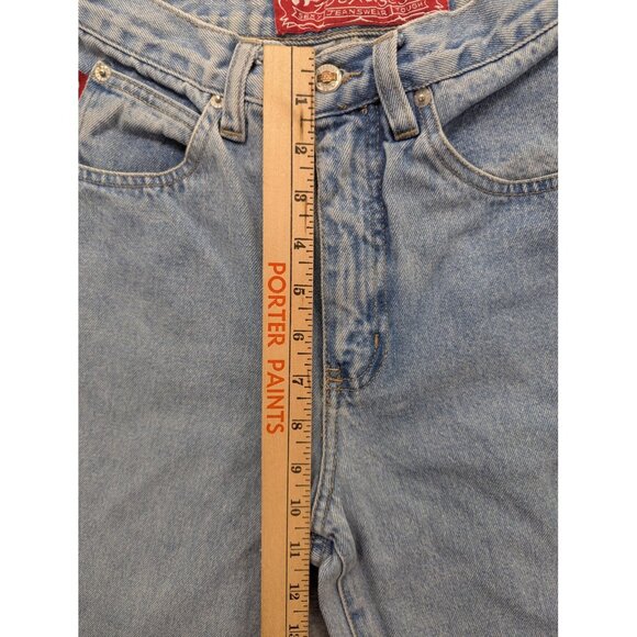 Vintage No Excuses Jeans Womens 5/6 Light Wash High Rise Mom Femme Fatale 90s - Picture 7 of 16